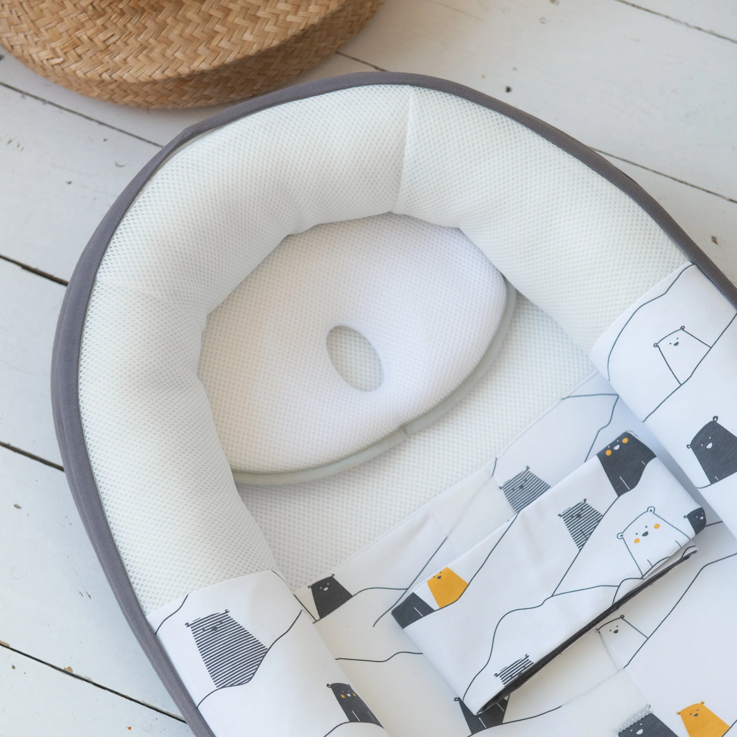 Baby Pillow – Petit coussin de tête ergonomique pour bébé - Image 3