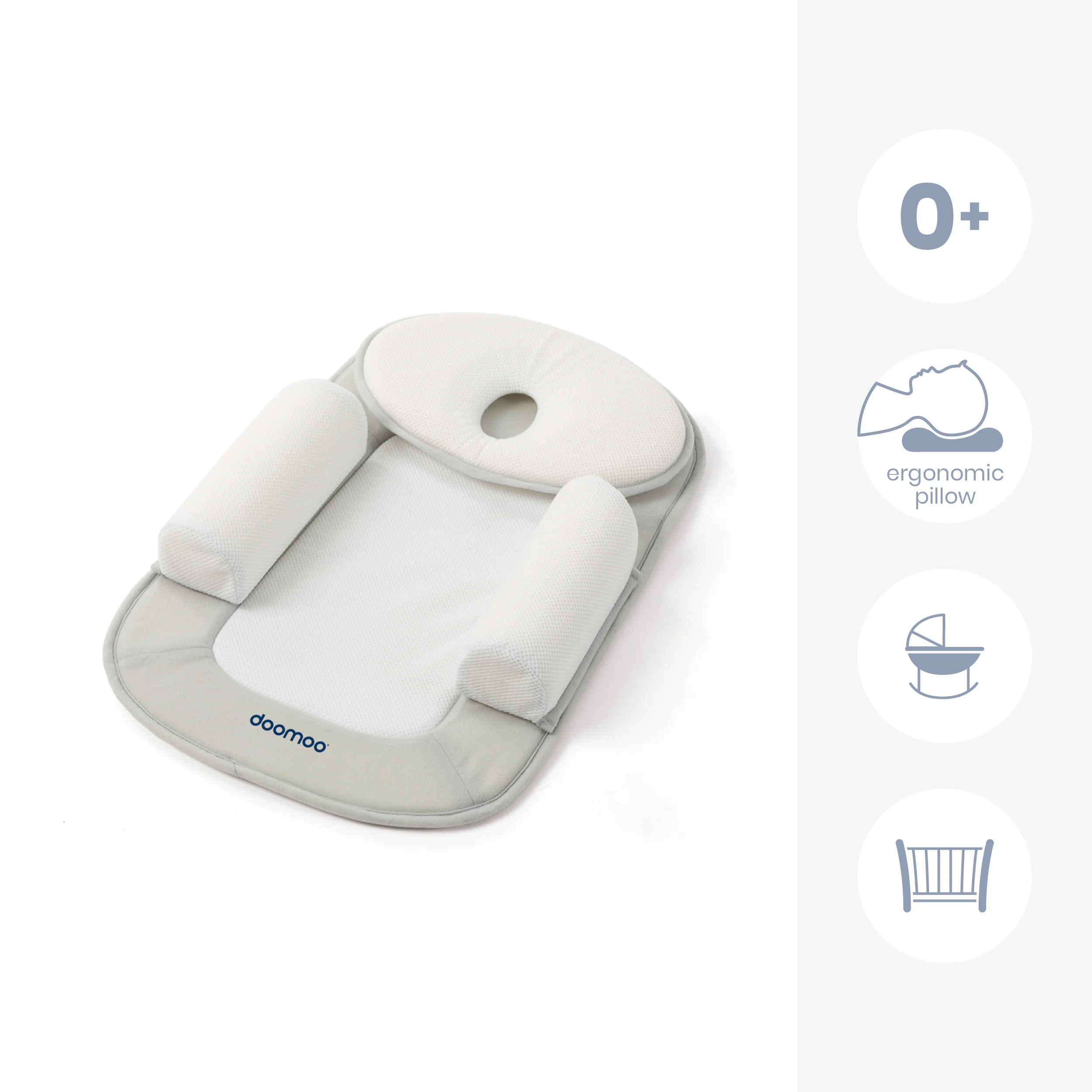 Multi Sleep – Cale-bébé avec coussin de tête ergonomique - Image 5