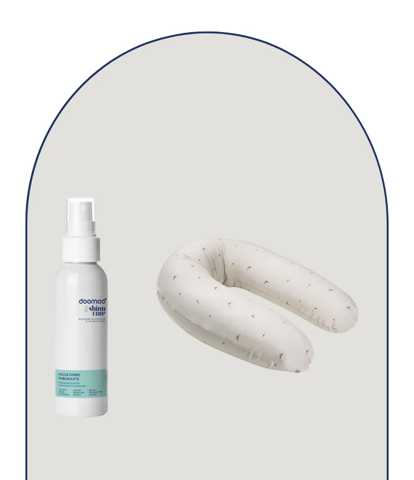 Duo essentiels grossesse coussin & son huile corps sublimante - Image 10